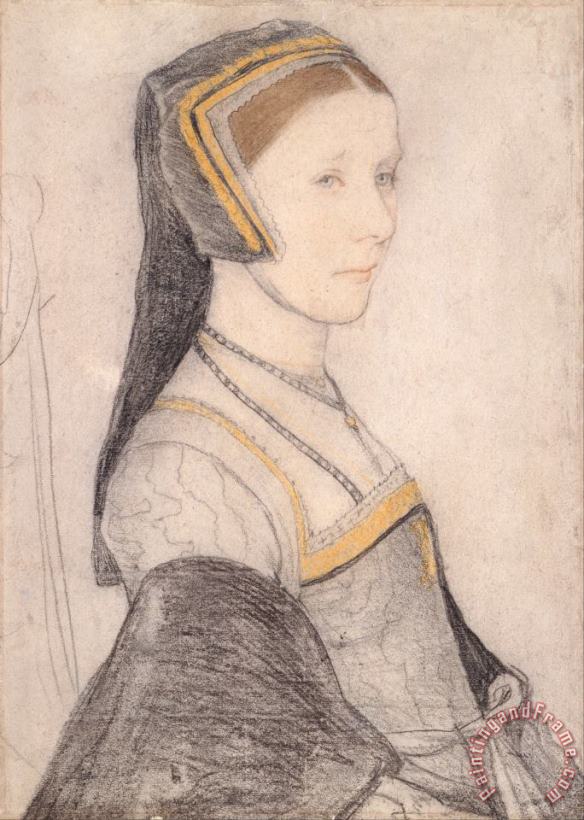 Anne Cresacre (c.1511 77) painting - Hans Holbein the Younger Anne Cresacre (c.1511 77) Art Print