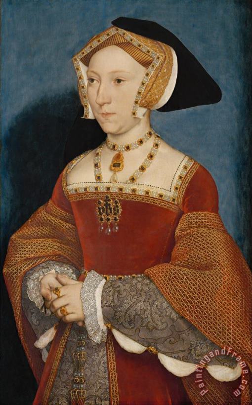 Hans Holbein the Younger Jane Seymour, Queen of England Art Print