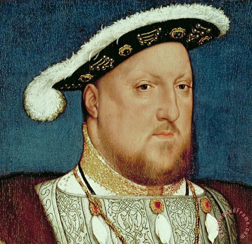 King Henry VIII painting - Hans Holbein the Younger King Henry VIII Art Print