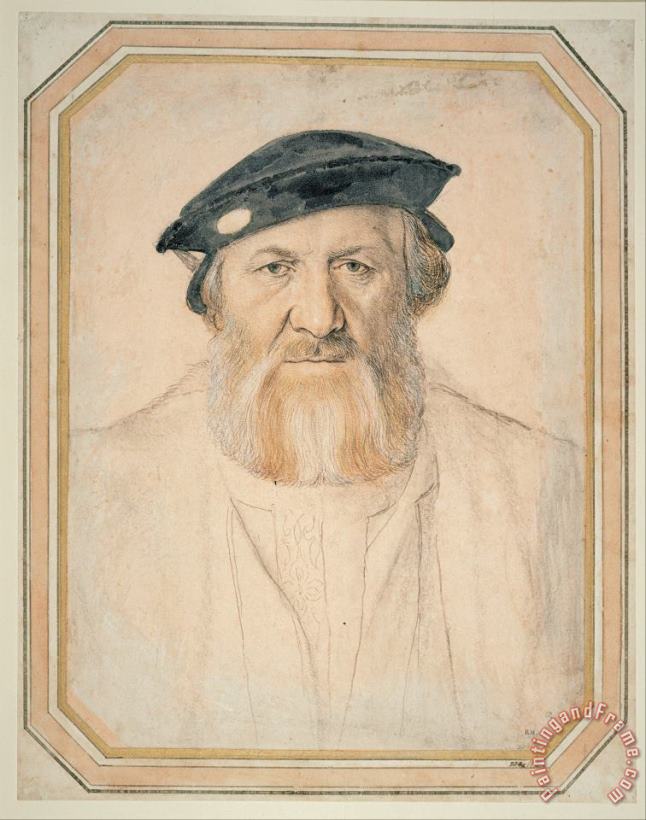 Portrait Of Charles De Solier painting - Hans Holbein the Younger Portrait Of Charles De Solier Art Print