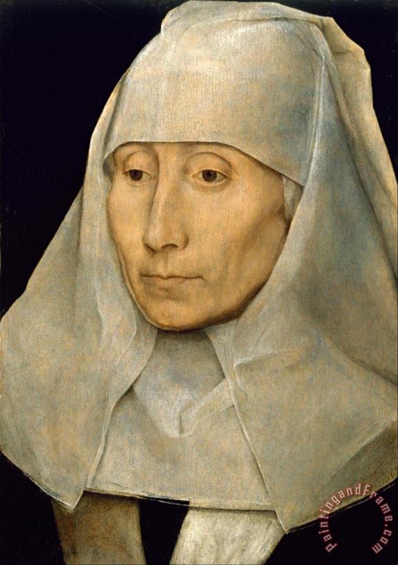 Portrait of an Old Woman painting - Hans Memling Portrait of an Old Woman Art Print