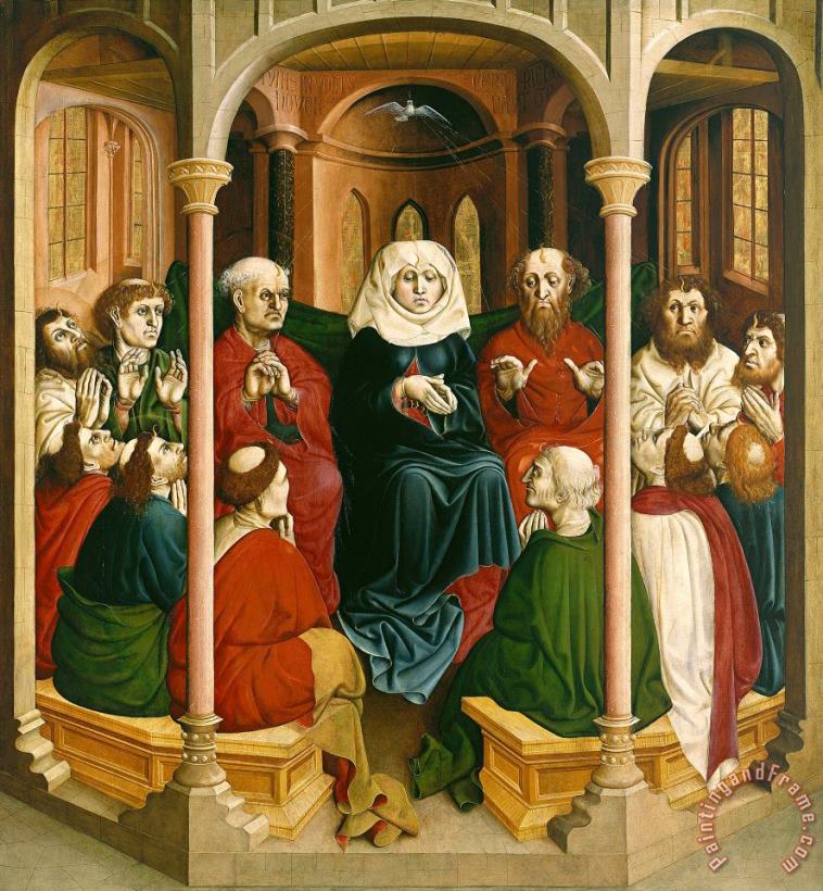Hans Multscher Aussenflugel Des Wurzacher Altars (links Unten) Art Painting