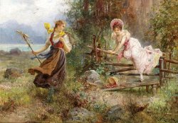 Hans Zatzka The Berry Picker