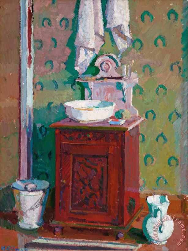 Harold Gilman Interior with a Washstand Art Painting
