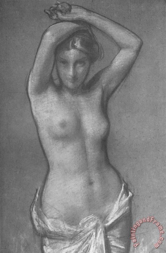 Study for a Painting painting - Harold Speed Study for a Painting Art Print
