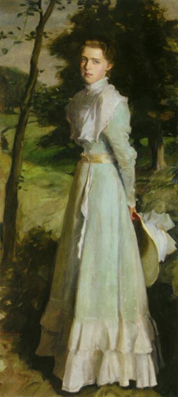 Harrington Mann Portrait of Miss Mary Nairn Art Painting