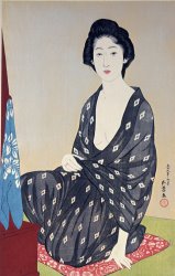 Hashiguchi Goy Natsugoromo No Onna (woman in a Summer Garment)