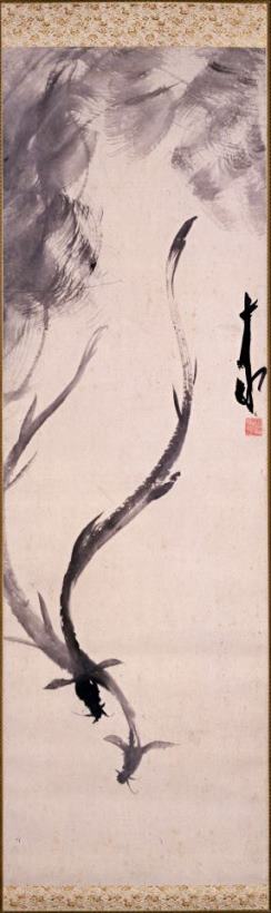 Hayashi Jikko Eels Art Painting
