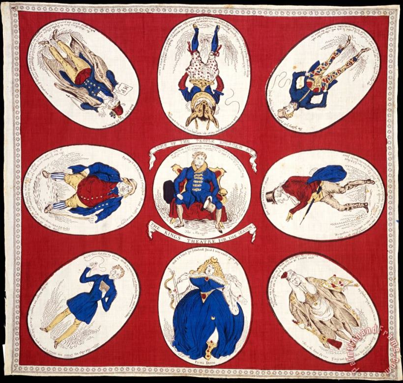 Heath, William Handkerchief; Commemorative Handkerchief Art Print