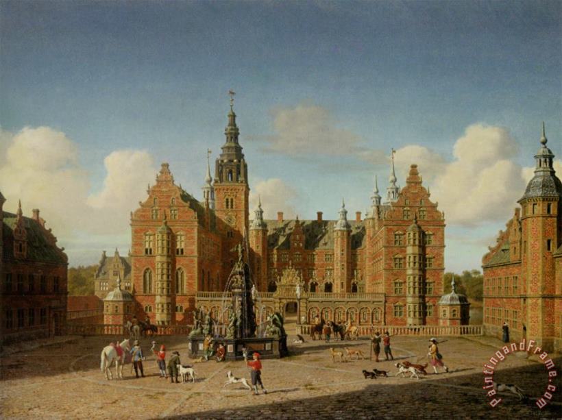 Heinrich Hansen Frederiksborg Slot Art Print