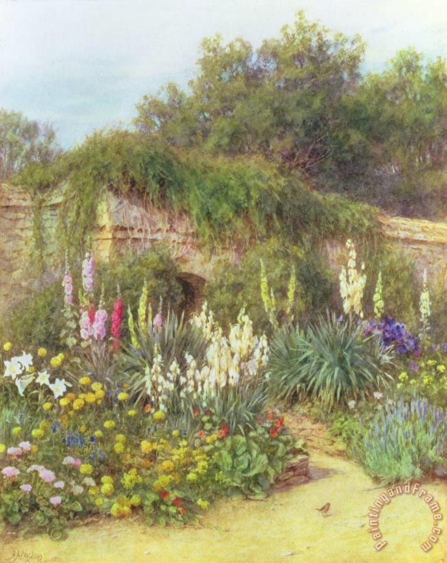 Gertrude Jekyll's Garden painting - Helen Allingham Gertrude Jekyll's Garden Art Print