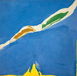 Helen Frankenthaler Genuine Blue, 1971
