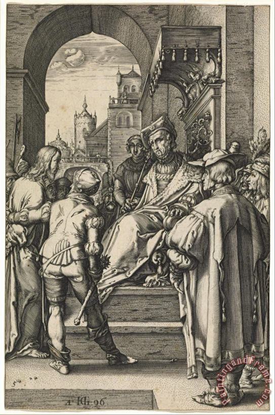 Hendrick Goltzius Christ Before Pilate Art Painting