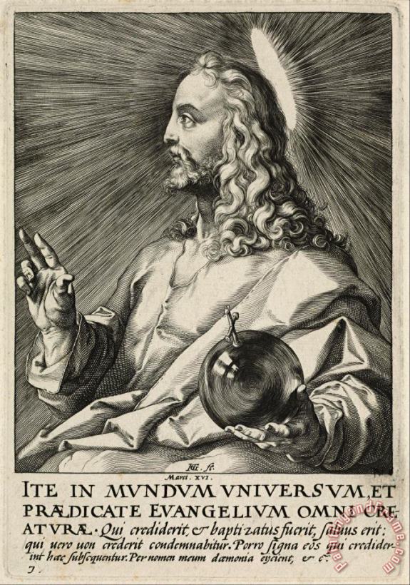 Hendrick Goltzius Salvator Mundi Art Print