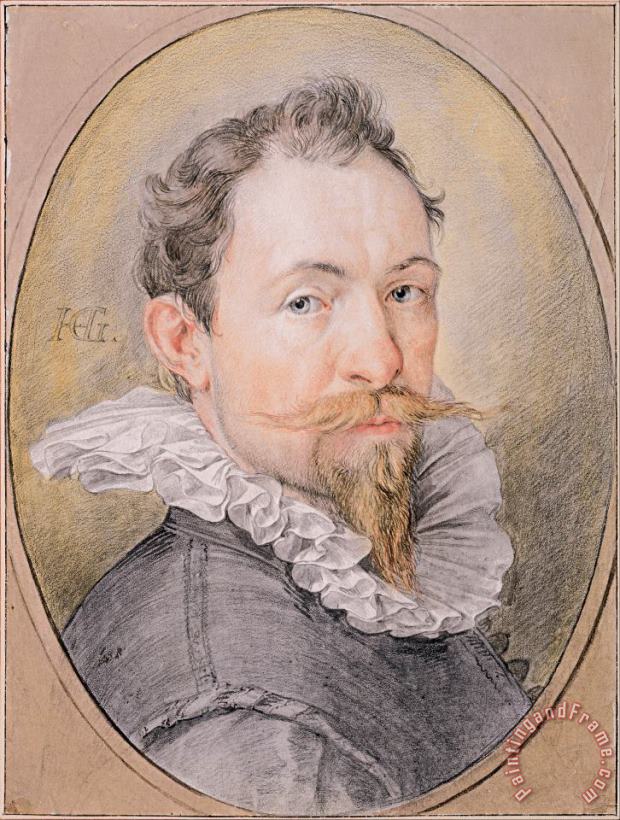 Self Portrait, C. 1593 1594 painting - Hendrick Goltzius Self Portrait, C. 1593 1594 Art Print