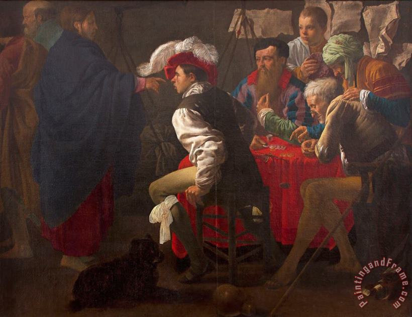 Calling of Saint Matthew painting - Hendrick Ter Brugghen Calling of Saint Matthew Art Print