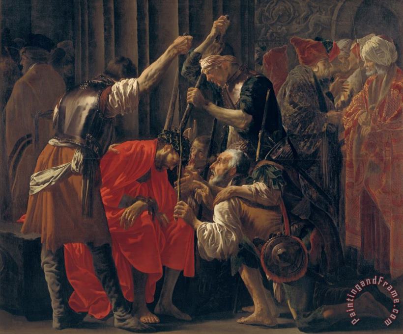Hendrick Ter Brugghen Christ Crowned with Thorns Art Painting