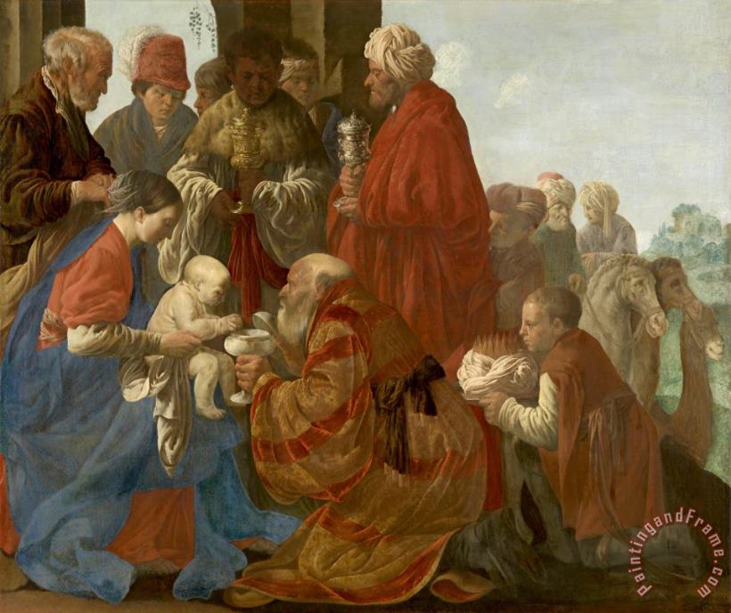 The Adoration of The Kings painting - Hendrick Ter Brugghen The Adoration of The Kings Art Print