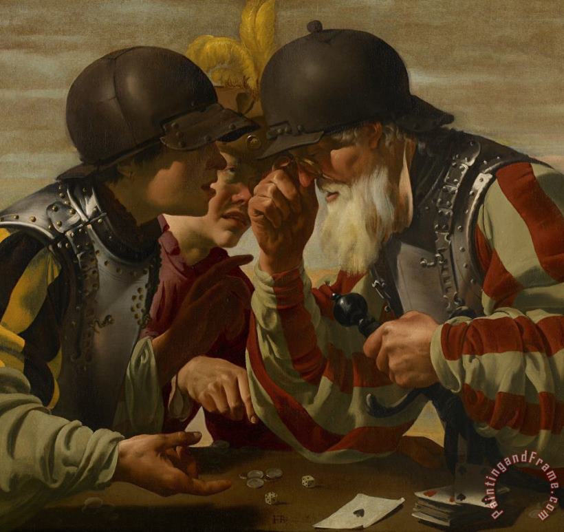 Hendrick Ter Brugghen The Gamblers Art Print