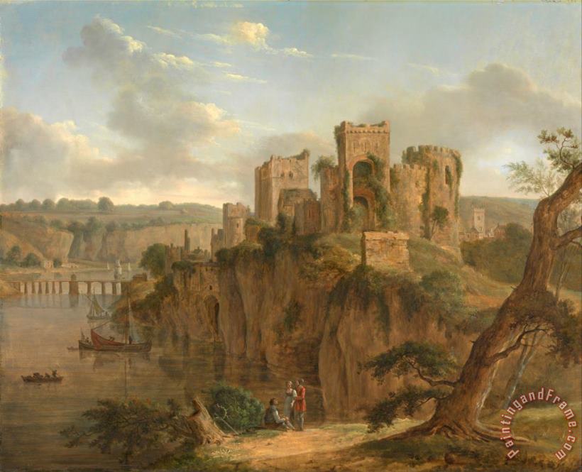 Hendrik Frans De Cort Chepstow Castle Art Painting