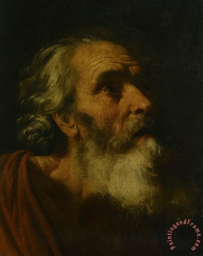 Hendrik Van Somer Study for The Head of a Male Probably Saint Peter Art Print