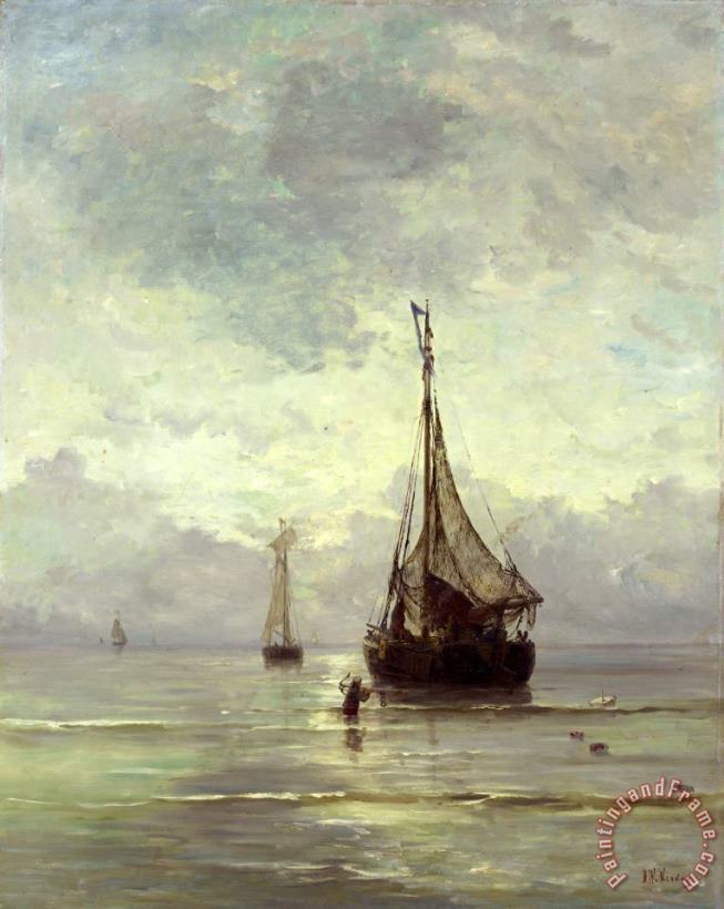 Hendrik Willem Mesdag Kalme Zee Art Painting