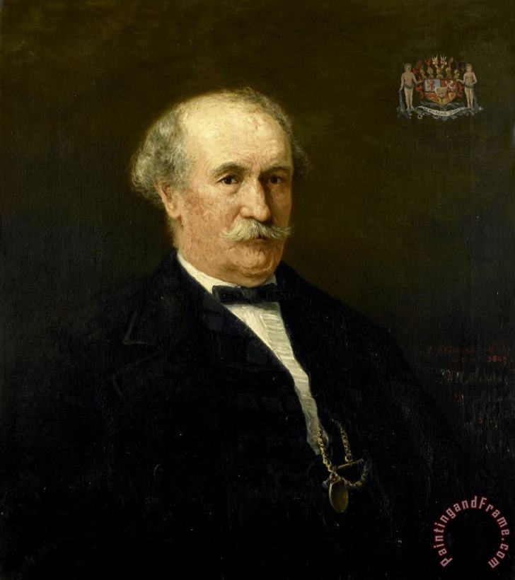 Hendrik Willem Mesdag Menno David Graaf Van Limburg Stirum (1807 91). Adjudant Des Konings, Luitenant Generaal Art Painting