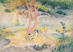 Henri-Edmond Cross The Beach at St Clair