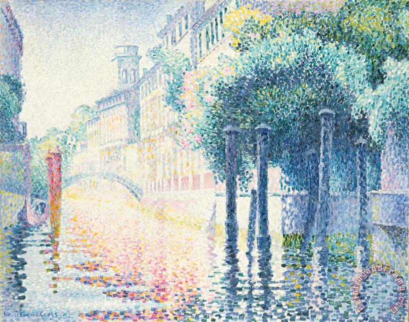 Venice painting - Henri-Edmond Cross Venice Art Print