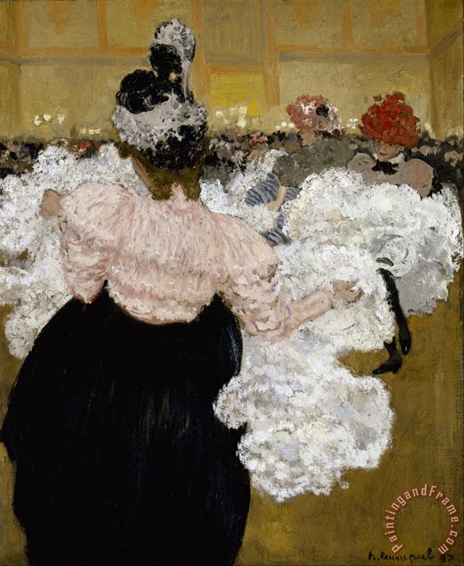 Henri-jacques-edouard Evenepoel At The Moulin Rouge Art Painting