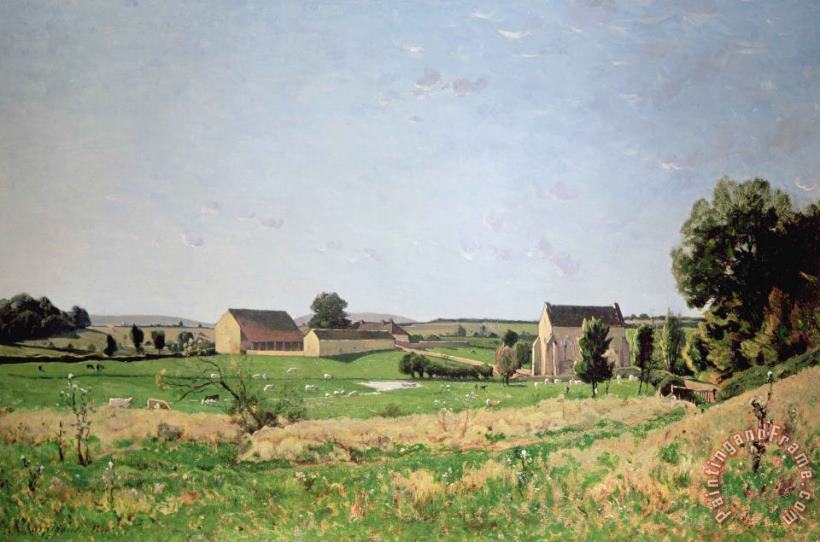 Henri-Joseph Harpignies Landscape In Saulce Art Painting