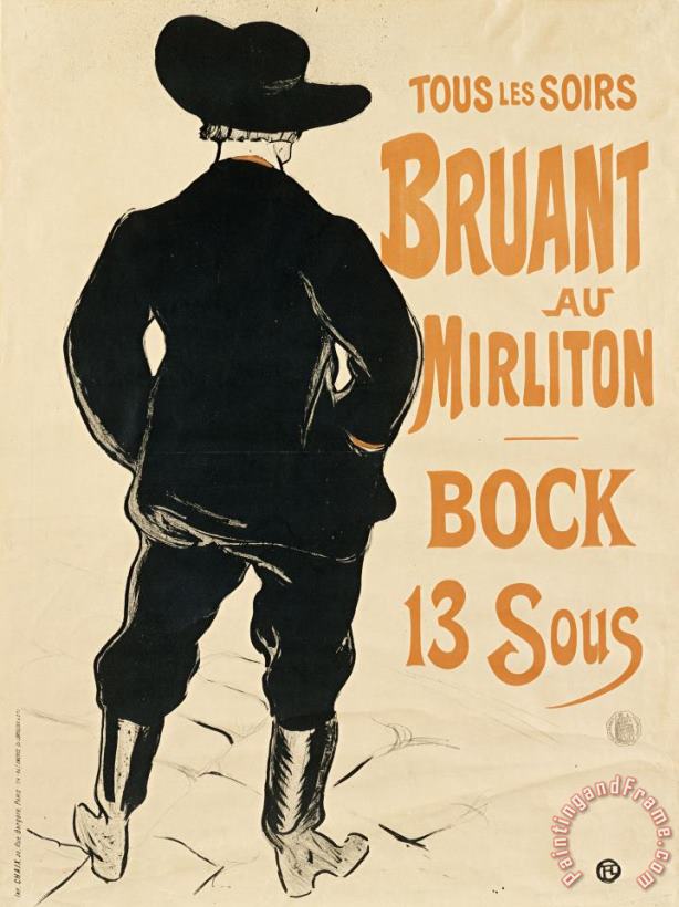 Henri de Toulouse-Lautrec Aristide Bruant Art Print