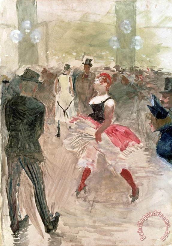 At The Elysee, Montmartre painting - Henri de Toulouse-Lautrec At The Elysee, Montmartre Art Print