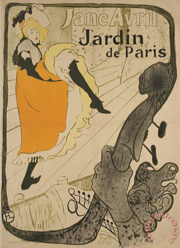 Henri de Toulouse-Lautrec Jane Avril Art Print