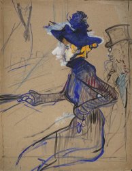 Henri de Toulouse-Lautrec Jane Avril Au Divan Japonais, 1892