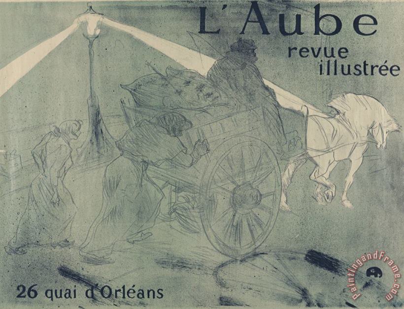 Henri de Toulouse-Lautrec L'aube (dawn) Art Print