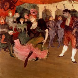 Henri de Toulouse-Lautrec Marcelle Lender dancing the Bolero in Chilperic