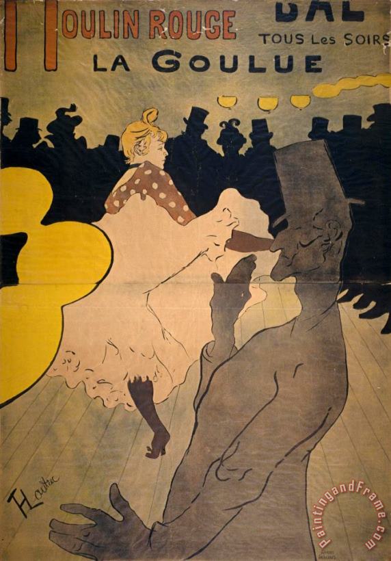 Henri de Toulouse-Lautrec Moulin Rouge Art Painting