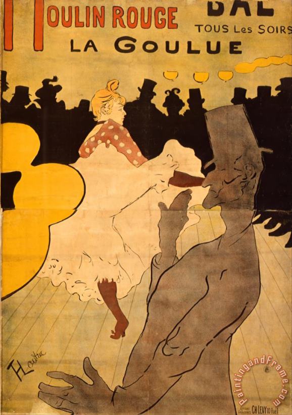 Henri de Toulouse-Lautrec Moulin Rouge La Goulue Art Print