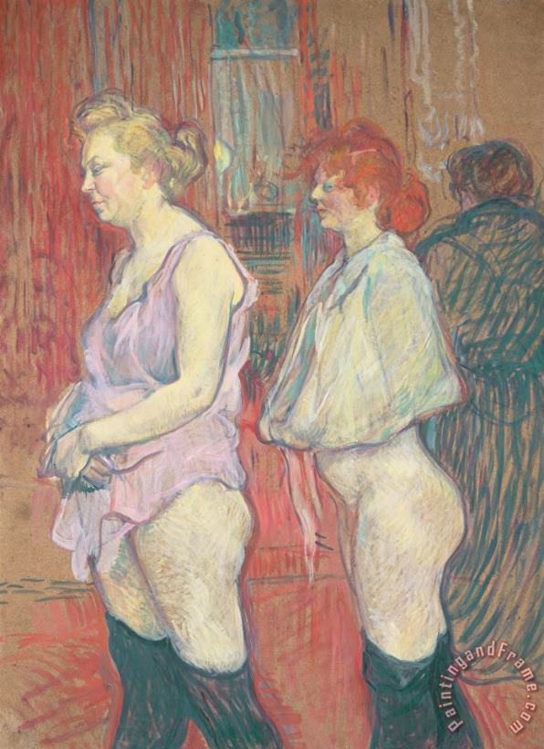 Henri de Toulouse-Lautrec Rue Des Moulins Art Painting