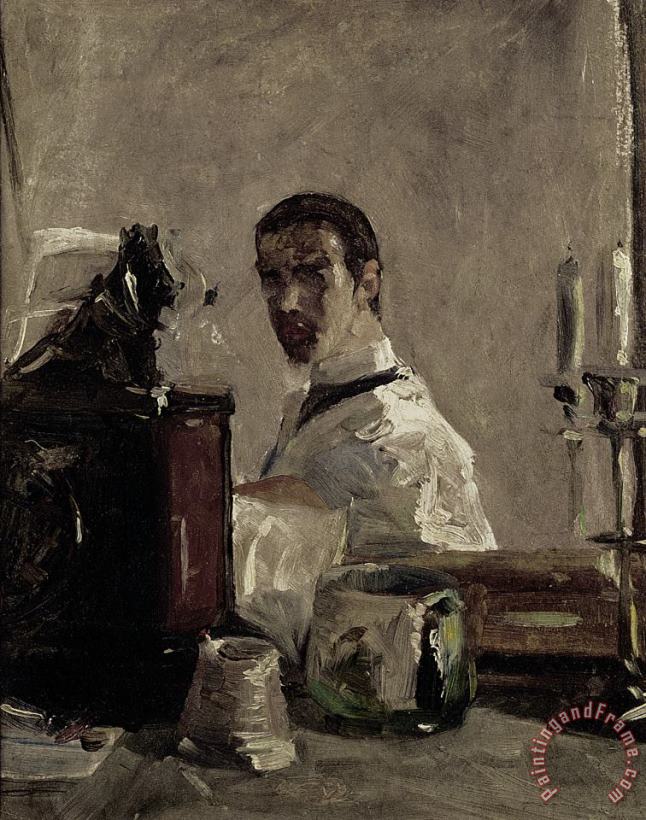 Self Portrait painting - Henri de Toulouse-Lautrec Self Portrait Art Print