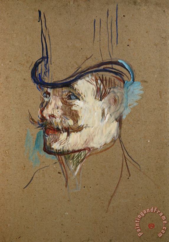 Henri de Toulouse-Lautrec The Englishman W. Warner at The Moulin Rouge Art Print