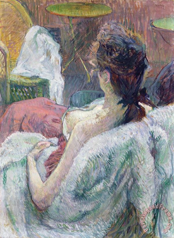 Henri de Toulouse-Lautrec The Model Resting Art Print