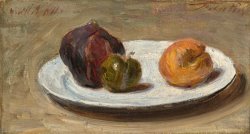 Henri Fantin Latour Figues, Reine Claude Et Abricot, 1864