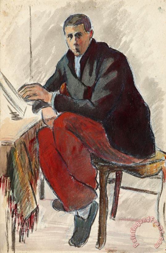Henri Gabriel Ibels Self Portrait Art Print