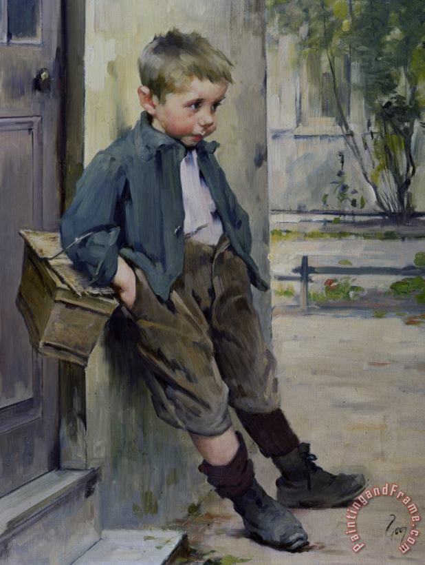 Henri Jules Jean Geoffroy Out Of The Game Art Painting