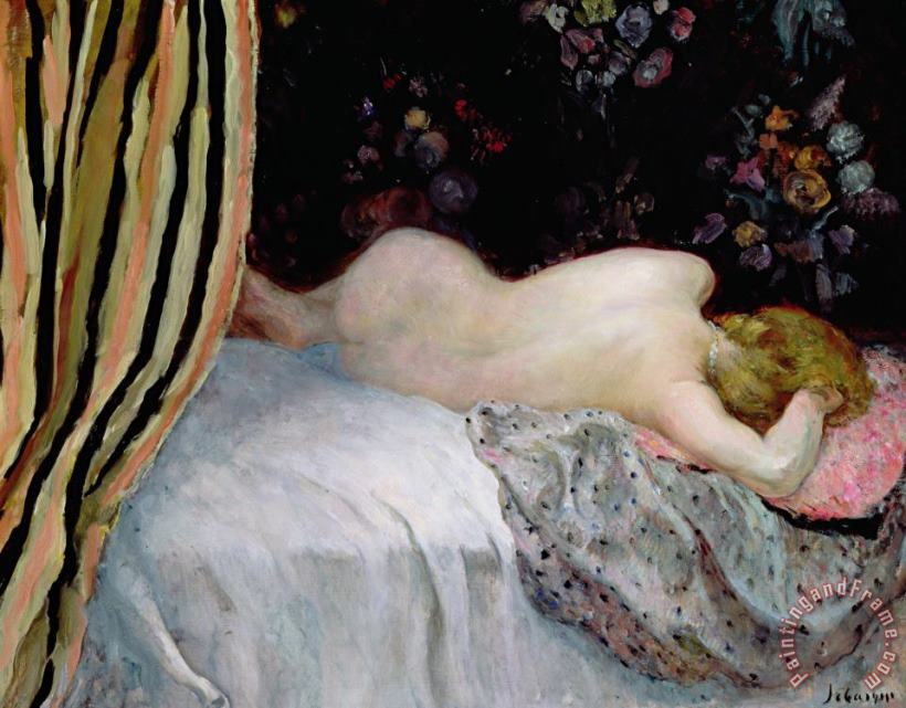 Henri Lebasque Sleeping Woman Art Painting