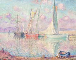 Henri Lebasque Voiliers Dans Le Port De Saint Tropez, 1906