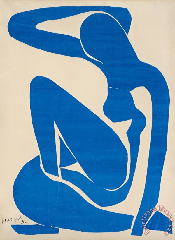 Blue Nude 1 painting - Henri Matisse Blue Nude 1 Art Print