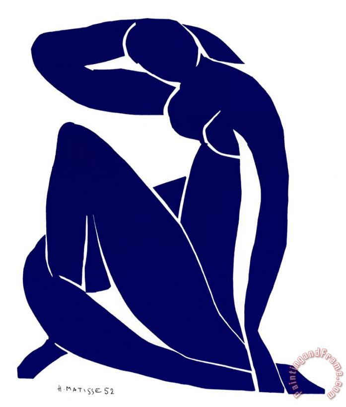 Blue Nude II painting - Henri Matisse Blue Nude II Art Print
